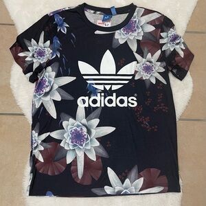 Adidas Lotus Print T-Shirt
